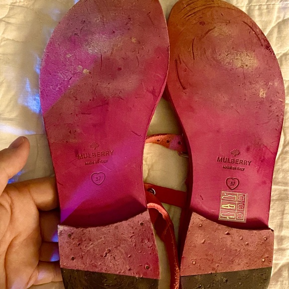 Genuine Italian Mulberry Sandals - Picture 11 of 11